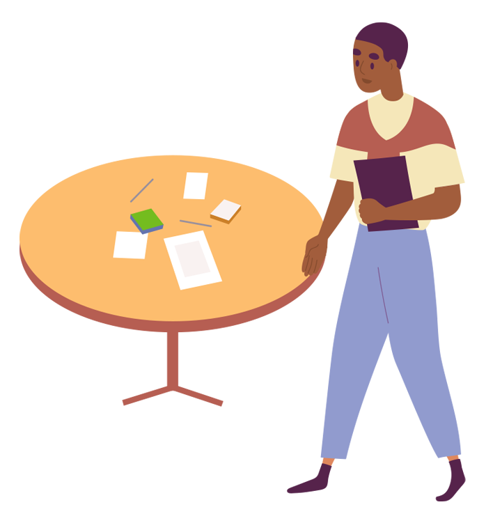 Decorative image of person